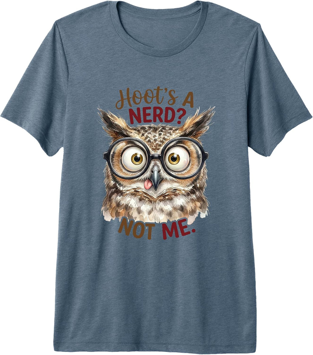Hoot Owl Nerd Glasses Bird Lover Co
