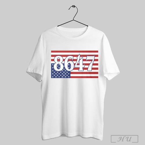8647 Upside Down Flag T Shirt