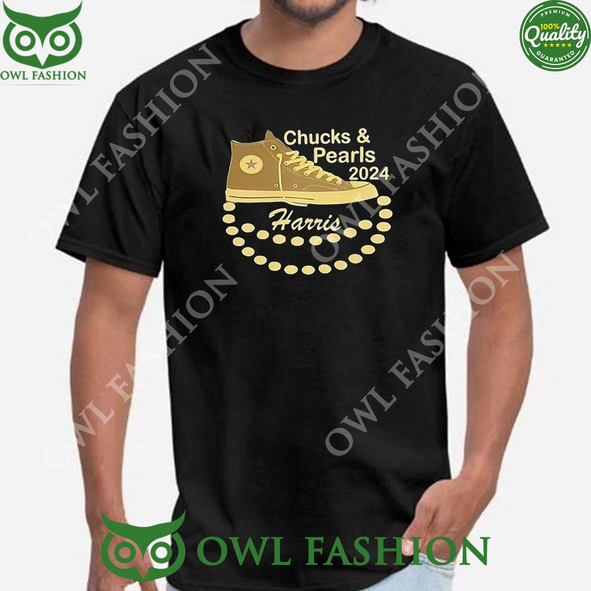 Harris Chucks And Pearls 2024 Retro Limited Shirt