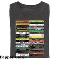 90's Hip-Hop Cassette Tapes - Mix Tapes mixtape - 100% Ringspun Cotton T-Shirt, Music Tee, Unisex T-Shirt, Gift For Men...