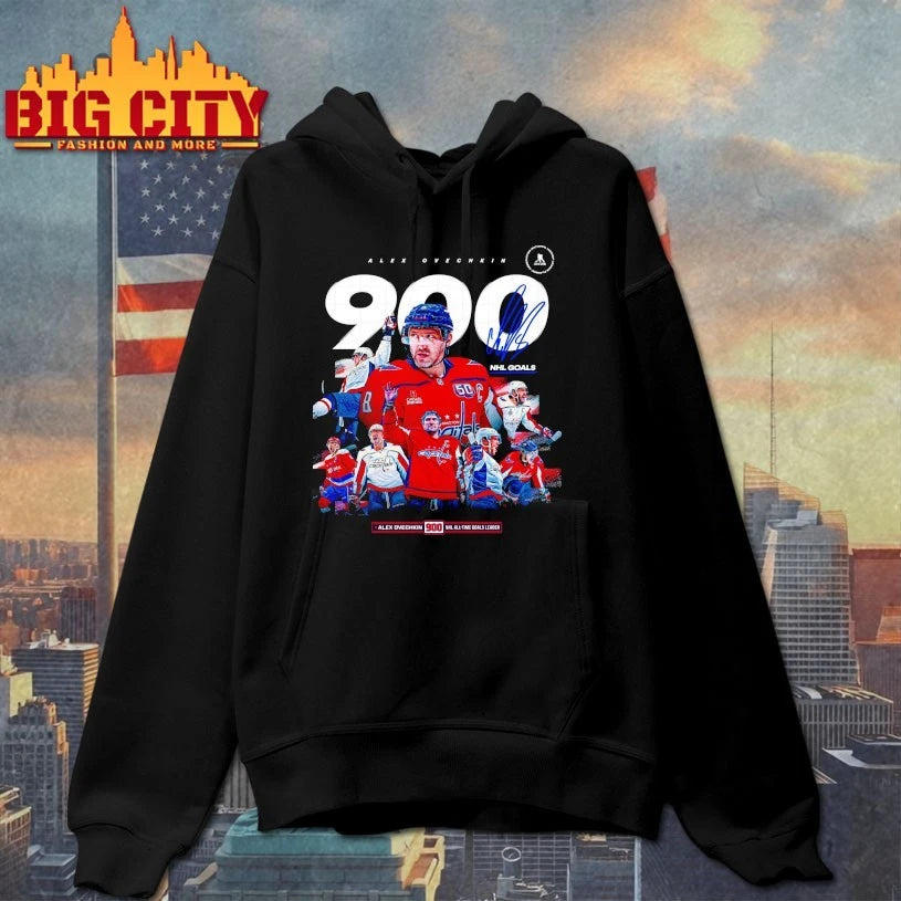 900 NHL Goals Alex Ovechkin Washington Capitals signature Shirt