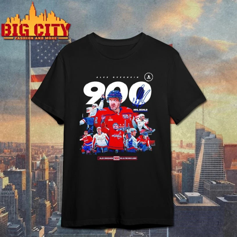 900 NHL Goals Alex Ovechkin Washington Capitals signature Shirt