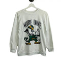 Vintage 80s/90s Notre Dame Fighting Irish NCAA Graphic Sweatshirt Size Medium T-Shirts, Hoodie | RetroVerseTees.com