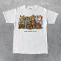90s Prints Of Tails Cowboy Western Cats Graphic Tee Short Sleeve Unisex T-Shirt Hoodie, Sweatshirt | RetroVerseTees.com