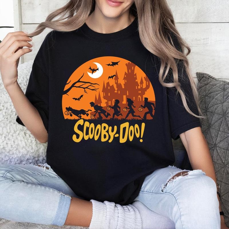 90s Scooby T Shirt, Vintage Scooby Hallooween T Shirt, Fashion Cotton, Full Colors, Full Sizes, For Men, For Women...