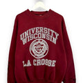 Vintage 80s/90s University Of Wisconsin NCAA Lacrosse Crest Sweatshirt Size XL T-Shirts, Hoodie | RetroVerseTees.com