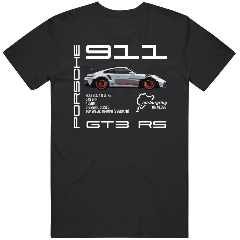 911 Gt3 Rs Sports Car Racing Fan T Shirt Hoodie, Sweatshirt | RetroVerseTees.com