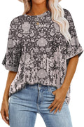 Womens Tops Oversized T Shirts Short Sleeve Crewneck Summer Casual Loose Basic Tee Shirt 2026 Trendy Fashion Clothes