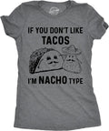 Womens Tacos Shirts Funny Mexican Tees with Tacos and Cervezas Cool Vintage Graphic Tees with Cute Sayings