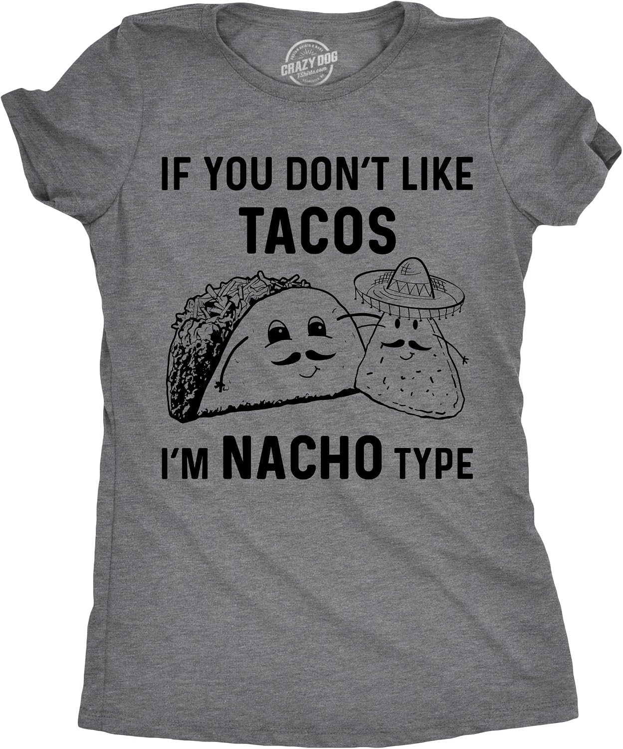Womens Tacos Shirts Funny Mexican Tees with Tacos and Cervezas Cool Vintage Graphic Tees with Cute Sayings