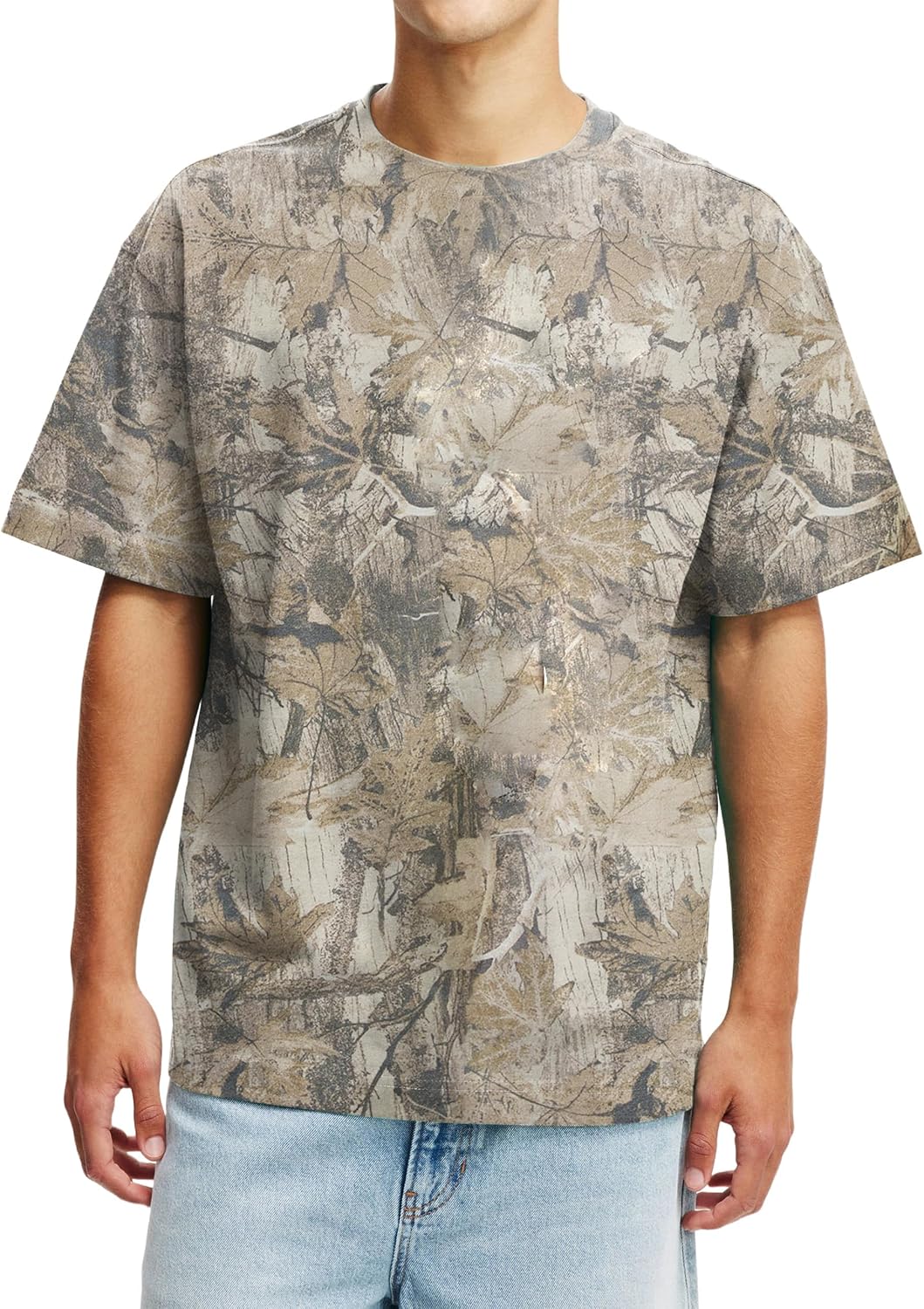 Camo Shirts for Men Camouflage Graphic Tees Casual Short Sleeve Crew Neck Loose T Shirt Mens Hunting Performance Tee