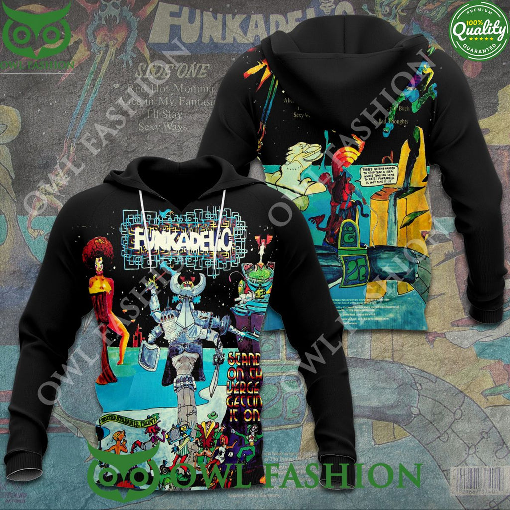 Funkadelic Standing on the Verge of Getting It On Tracklist 3D t Shirt