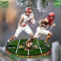Iowa State Cyclones Best WR Duo in the country football plastic ornament