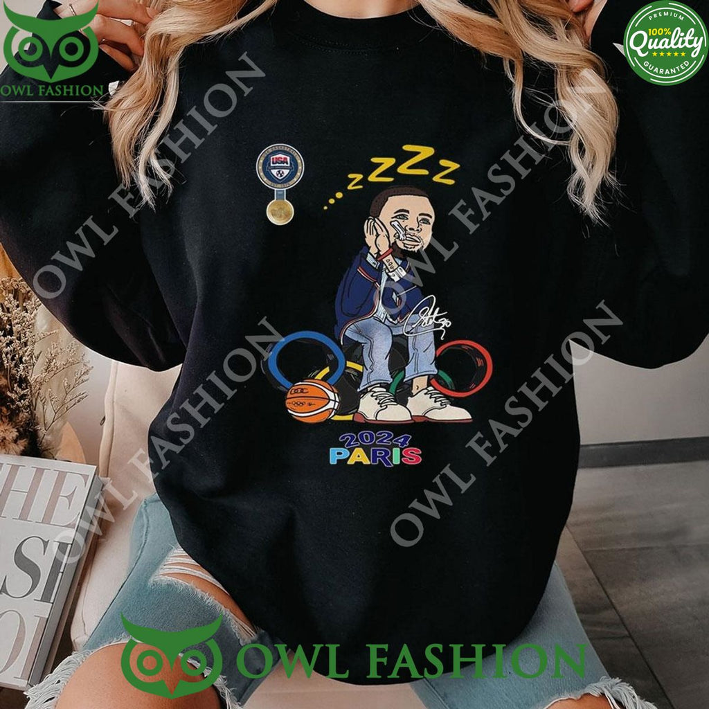 Stephen Curry Olympic Paris 2024 Usa Basketball Gold Sweet Dream Shirt