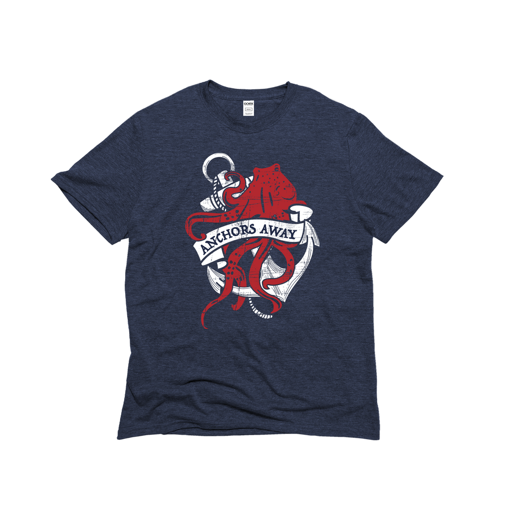 Anchor Octopus Graphic Tee Unisex- 12pk