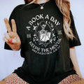 A Book A Day Keep The Mental Breakdown Away Shirt, Bookish Graphic Tee Women, Book Gift, Book Lover Gift, Reading Book...