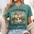A Clean Beaver Always Gets More Wood DTF Transfers - THIS IS NOT A SHIRT Hoodie, Sweatshirt | RetroVerseTees.com