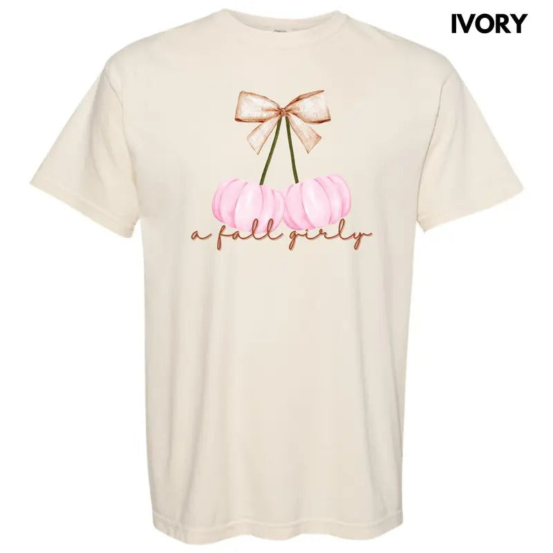 A Fall Girly Pumpkins Comfort Colors T-Shirt 'NLB' Hoodie, Sweatshirt | RetroVerseTees.com