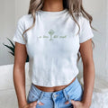 A Tini Bit Irish, St. Patrick's Day , Cute St. Patricks Day, Baby Tee Cute 90s St Paddy Outfit, Shamrock Shirt Baby Tee...