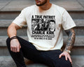 A True Patriot Charlie Kirk Shirt, Rest in Peace Charlie, Charlie Kirk Memorial T-Shirt, Republican Shirt, Patriotic...