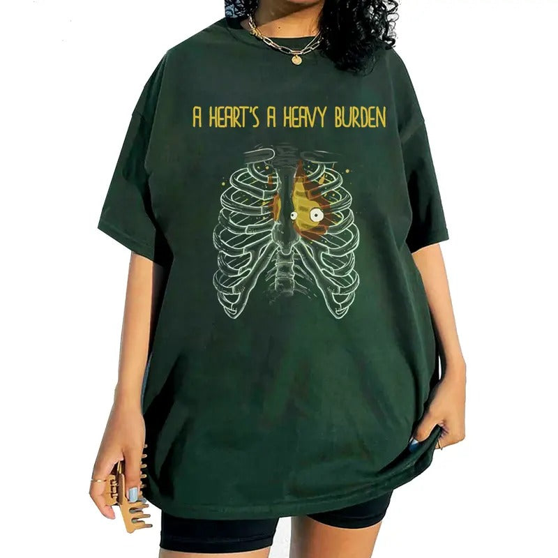 A heart's A Heavy Burden Sweatshirt Unisex, Sophie Hatter Shirt, Anime sweatshirt, Howls Castle Sweatshirt, Gifts. style...
