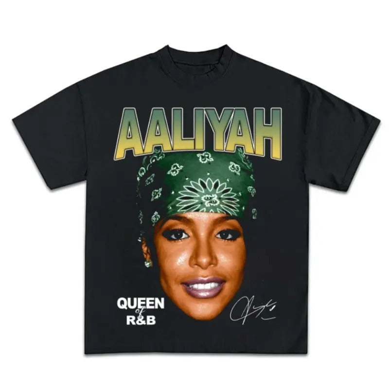 AAliyah RB Shirt Graphic Tee Short Sleeve Streetwear Casual Trend shirt Gift For Fans, Gift For Men, Gift For Women All...