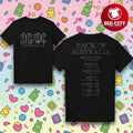ACDC Back In Australia Tour Two Sided Shirt