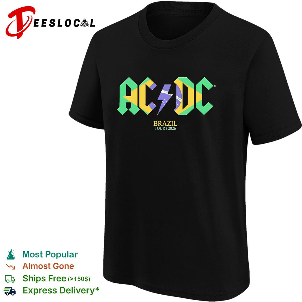 ACDC Brazil Tour 2026 shirt