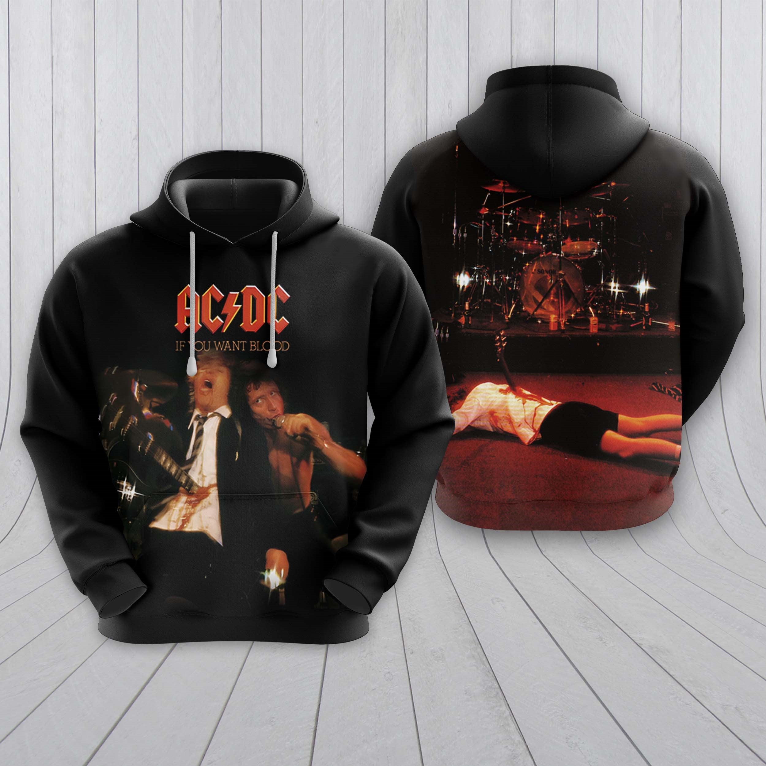 ACDC If you want blood 3D printed hoodie