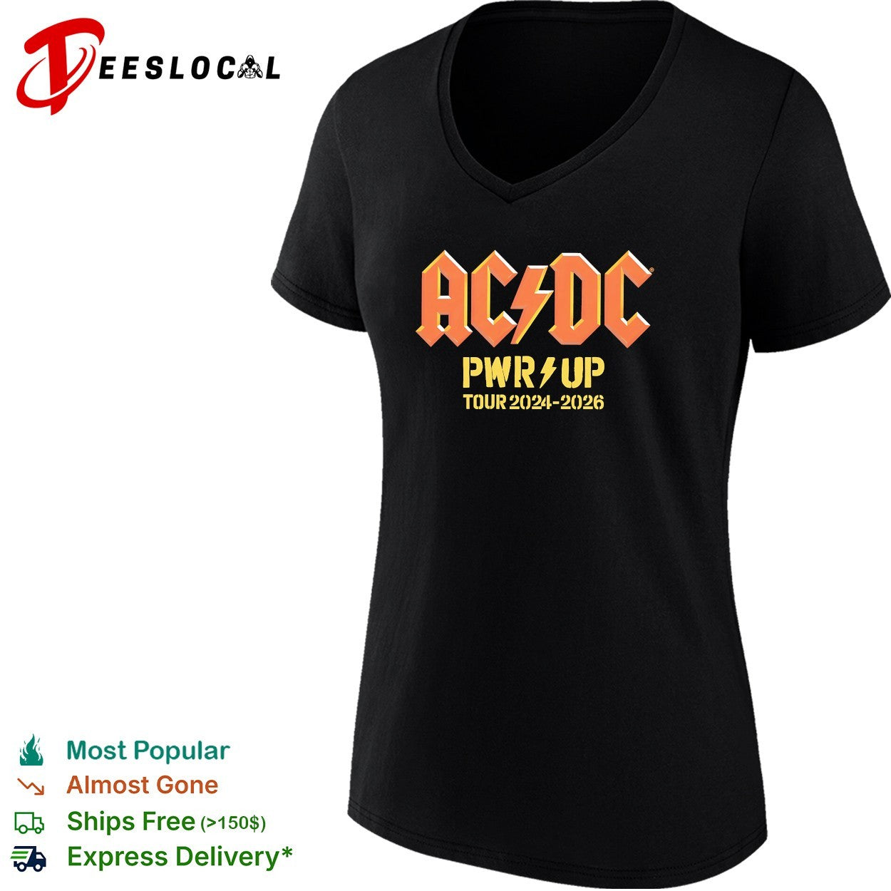 ACDC PWR UP Tour 2024 2026 shirt