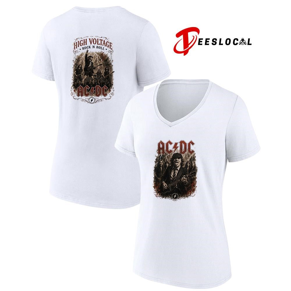 ACDC high voltage rock n roll graphic shirt
