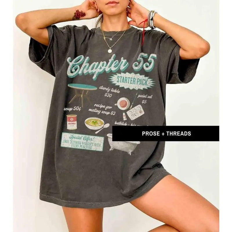 ACOTAR Chapter 55 Shirt Sarah J Maas Merch Sarah J Maas Rhysand Acotar Shirt Acotar Merch Feyre Booktok Merch Bookstagram...