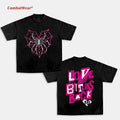 AJ LEE LOVE BITES BACK SPIDER WEB TEE, Wrestling Tee, Wrestling Graphic Tee, 2025 Wrestler Shirt, Sports Shirt, Vintage...