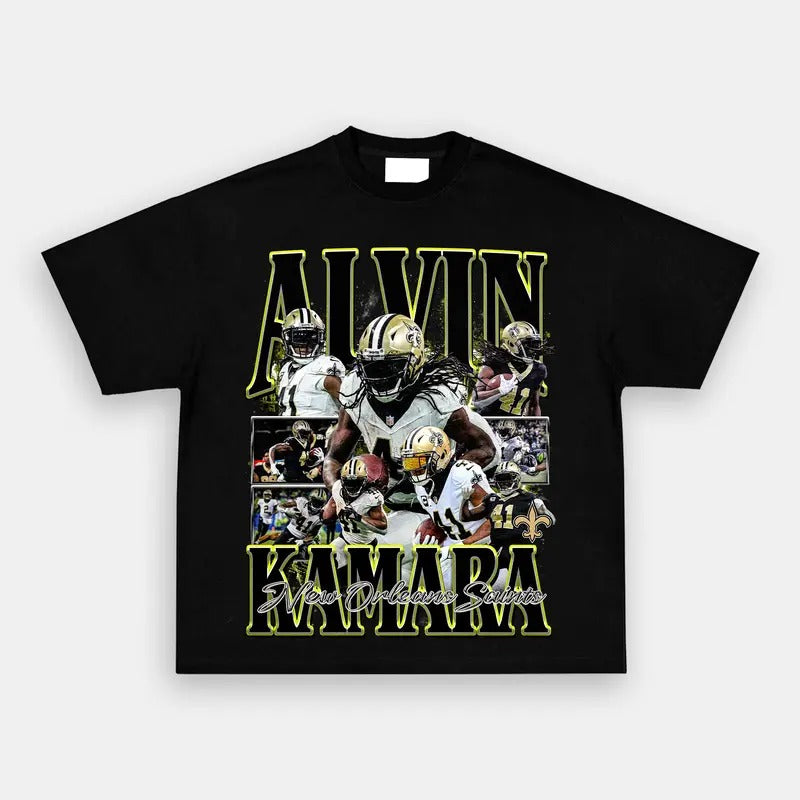 ALVIN KAMARA TEE - Graphic Bootleg Tee Gift Fan- Vintage baseball Graphic T-Shirt PGA Masters The Open Golf Casual...
