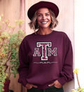 ATM Aggie Mom Sweatshirt, ATM Sweatshirt, AtM Game Day University, Aggie Mom Unisex Sweatshirt T-Shirts, Hoodie