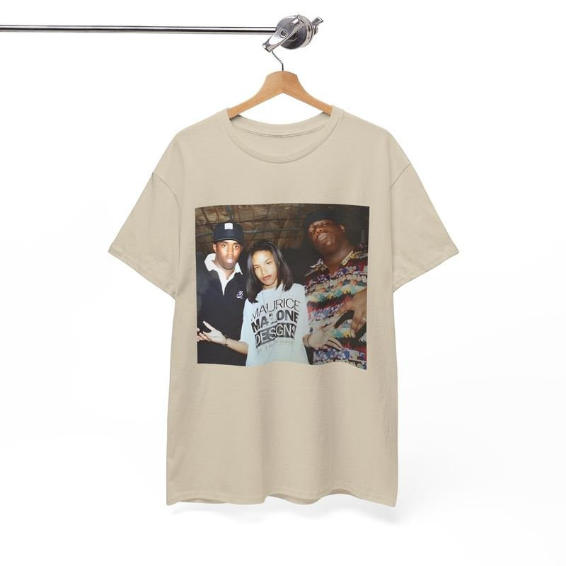 Aaliyah T-Shirt | Vintage 90s R&B Tee | Retro Hip Hop Music Shirt | Classic Concert Rap Merch | Streetwear Fashion Outfit...