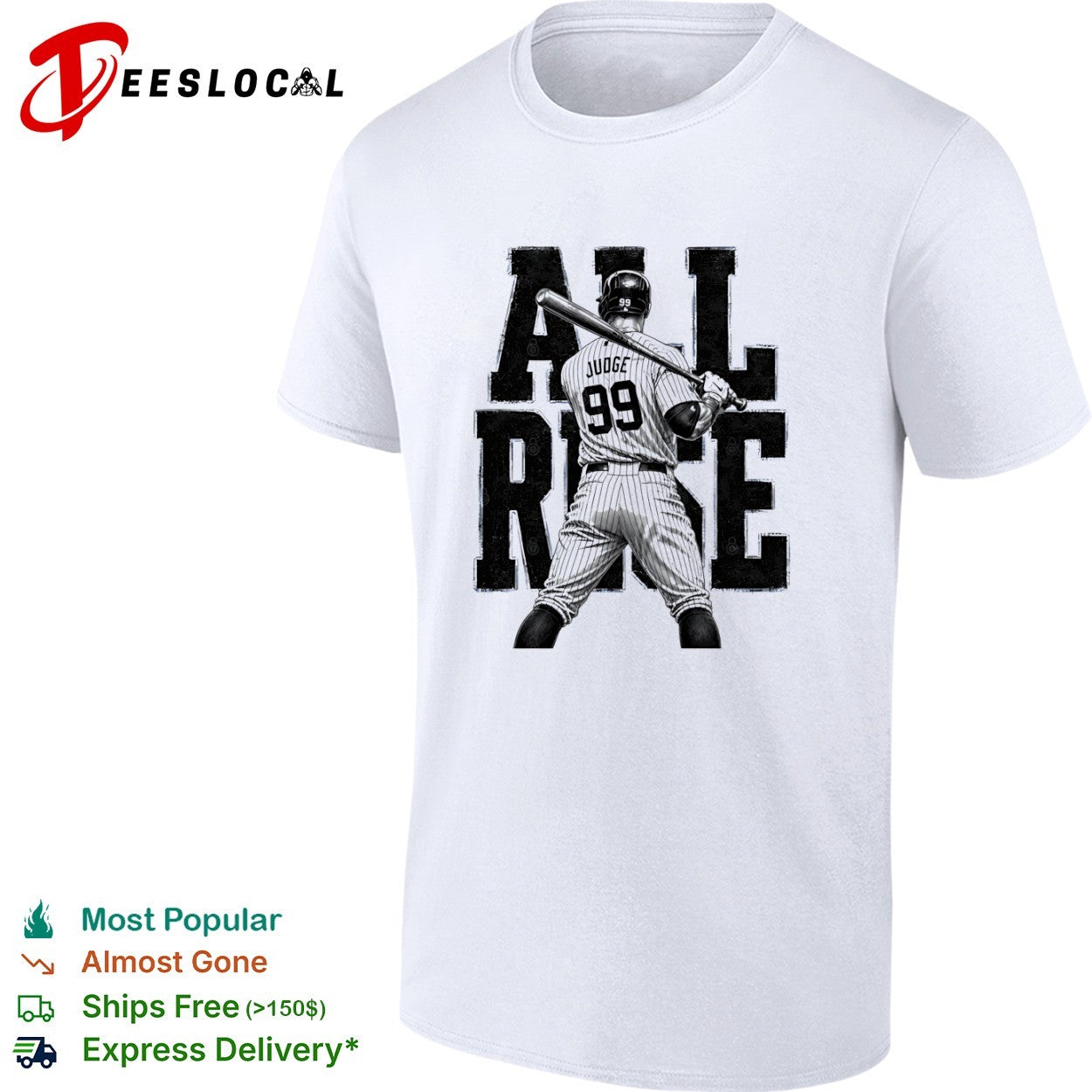 Aaron Judge All Rise 99 New York Yankees shirt