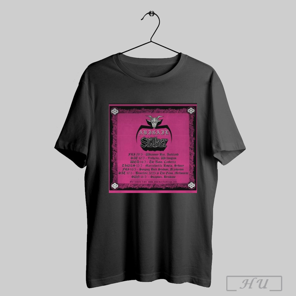 Abigail Stalker Nz Tour 2025 T Shirt