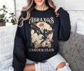 Abraxos Flower Garden Club Sweatshirt, Throne Of Glass Flower Shirt, Fantasy Book Lover Shirt, Bookish Gift Hoodie