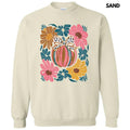 Abstract Flowers & Pumpkin Sweatshirt 'NLB' T-Shirts, Hoodie | RetroVerseTees.com