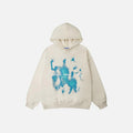 Abstract Shadow Print Unisex Streetwear Casual Cotton Hoodie Menswear Pullover Tops Sweatshirts T-Shirts | RetroVerseTees.com