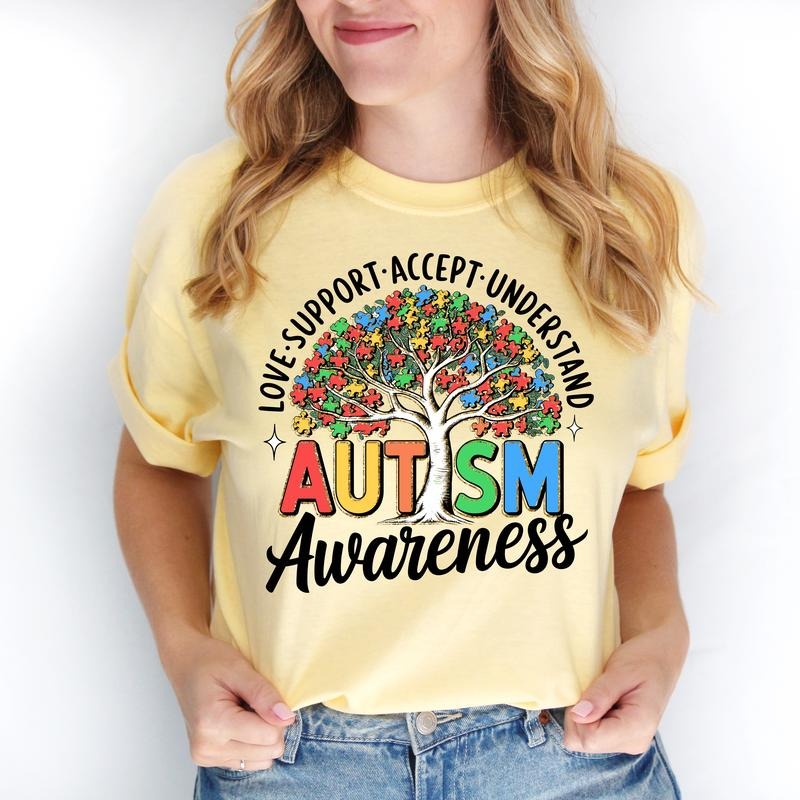 Accept Love Understand DTF Transfers - THIS IS NOT A SHIRT Hoodie, Sweatshirt | RetroVerseTees.com