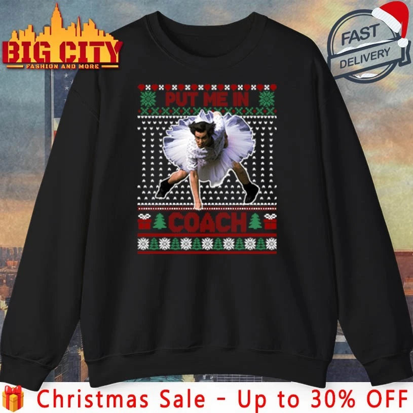 Ace Ventura Jim Carrey Put Me In Coach Christmas 2025 shirt