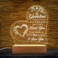 Acrylic Night Light Gifts for TNF - Love You My Whole Entire Life - TNF Gift