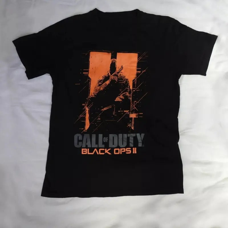 Activision Call of Duty Black Ops II Men's One Size Cotton T-Shirt 2012 Game Top Streetwear Casual Unisex Gildan...