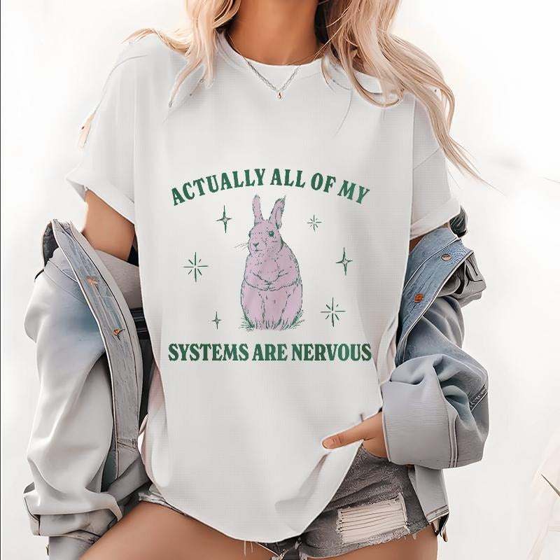 Actually Spiky hair fighters FOG My Systems Are Nervous Funny Mental Health T-Shirt, Meme Shirt, ADHD Tee, Shirt style 02...