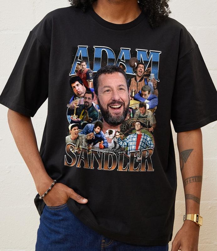 Ad4m Sandl4r Happy Gilmore T-Shirt, Happy Gilmore Ad4m Sandl4r Shirt, 4dam Shirt, Sandl4r Fan Merch Gifts Classic Cotton...