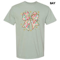 Adorable Big Floral Bow Comfort Colors T-Shirt 'NLB' Hoodie, Sweatshirt | RetroVerseTees.com