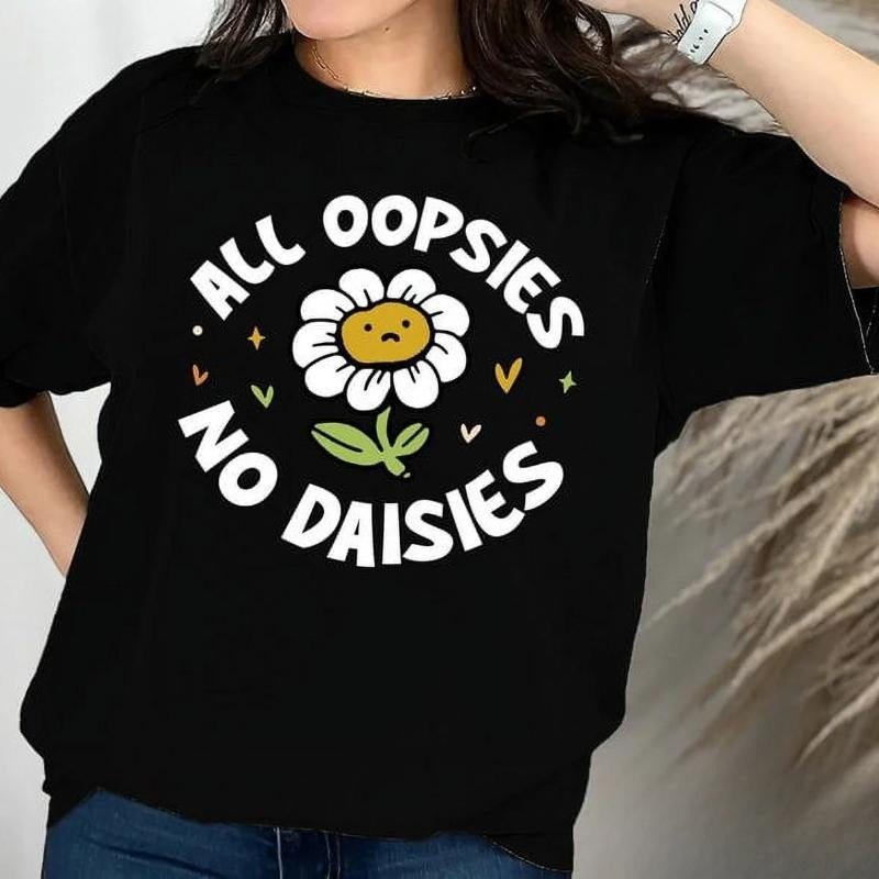Adorable Lightsaber brand - shirt with WB shield Playful Daisy Graphic Gunpla brand TNF Witty Phrase "Spiky hair fighters...