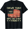 Adult Humor Shirts, Hawk Tuah 24 Spit on that Thang T-Shirt Classic Basic Casual Cotton Hoodie, Sweatshirt
